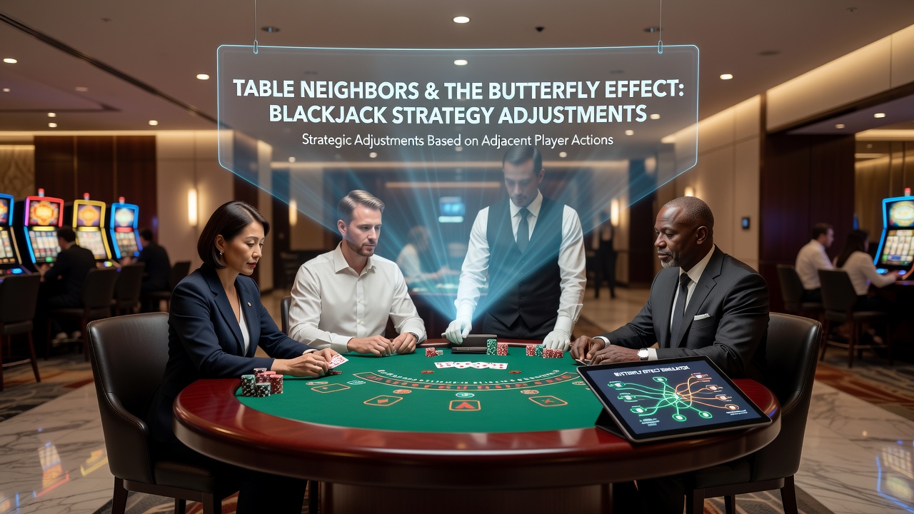 Nahaufnahme eines Blackjack-Tisches mit Fokus auf Spielerinteraktionen und Kartenverlauf
